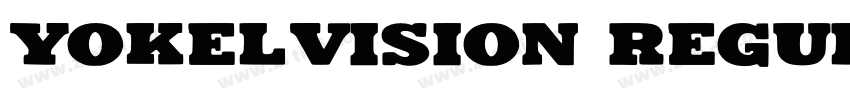 Yokelvision Regular字体转换